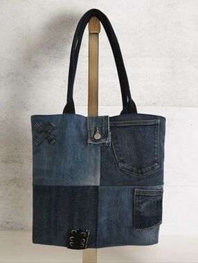 Upcycled Handmade Denim Bag